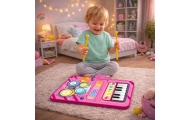 Interaktywna Mata Muzyczna Taneczna Edukacyjna Perkusja Pianinko 2w1