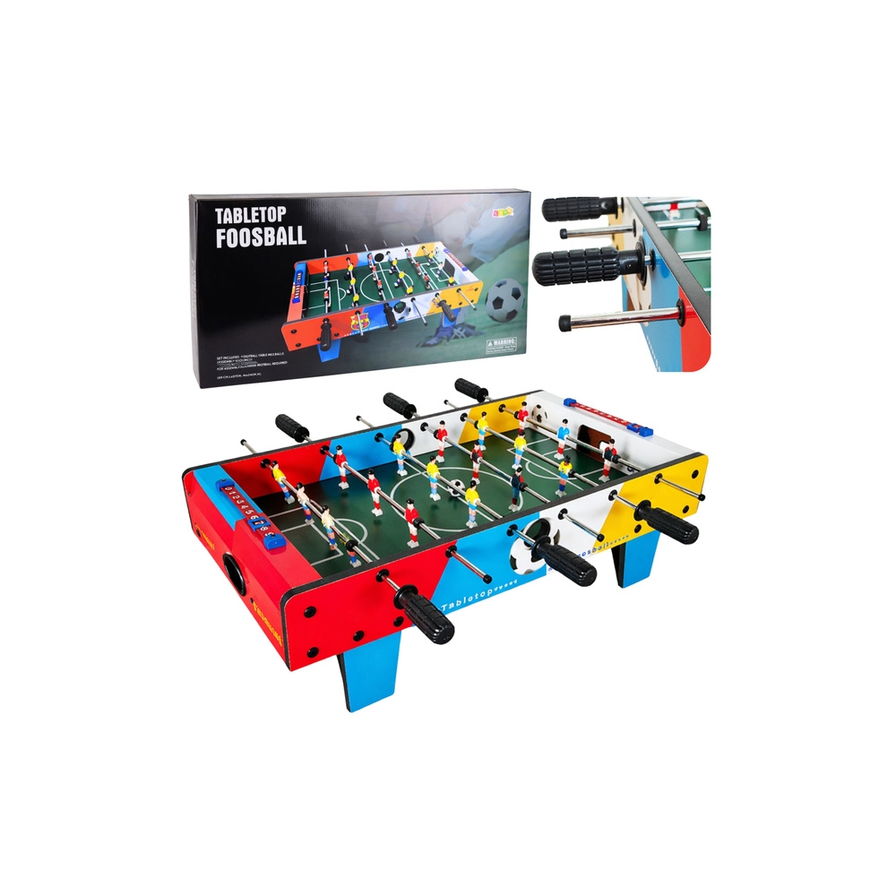 Mini stalo futbolo stalas, stalo žaidimas, 2 kamuoliukai, 69 cm
