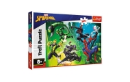 Dėlionė - 300 - "Disney Marvel" - Žmogus-voras - Voratinklyje - Trefl 23036-Žaislai, Dėlionės, Dėlionės iki 500 detalių-e-vaikas