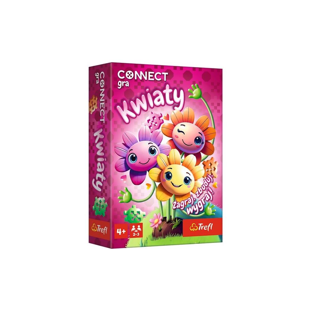 Žaidimas - Connect Flowers - Trefl 02887-Žaislai, Stalo žaidimai, Įvairūs stalo žaidimai-e-vaikas