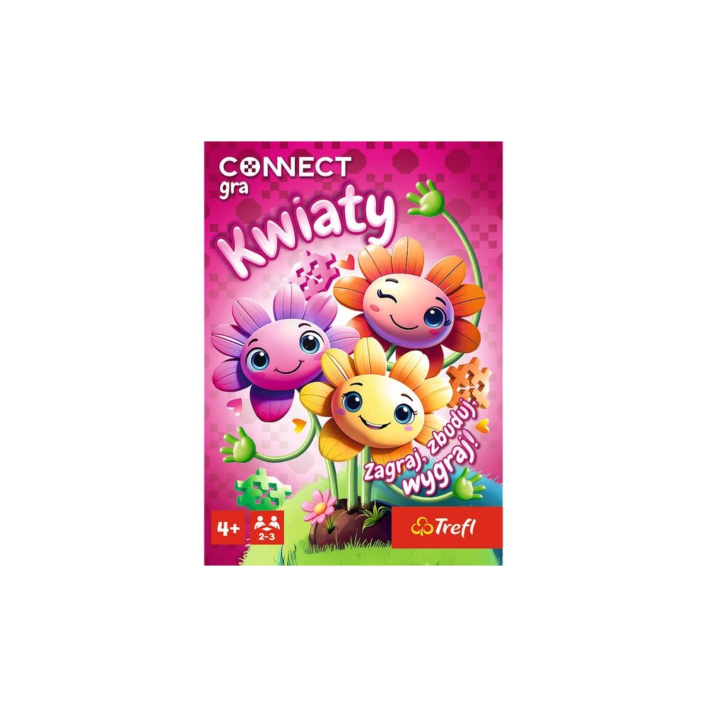 Žaidimas - Connect Flowers - Trefl 02887-Žaislai, Stalo žaidimai, Įvairūs stalo žaidimai-e-vaikas