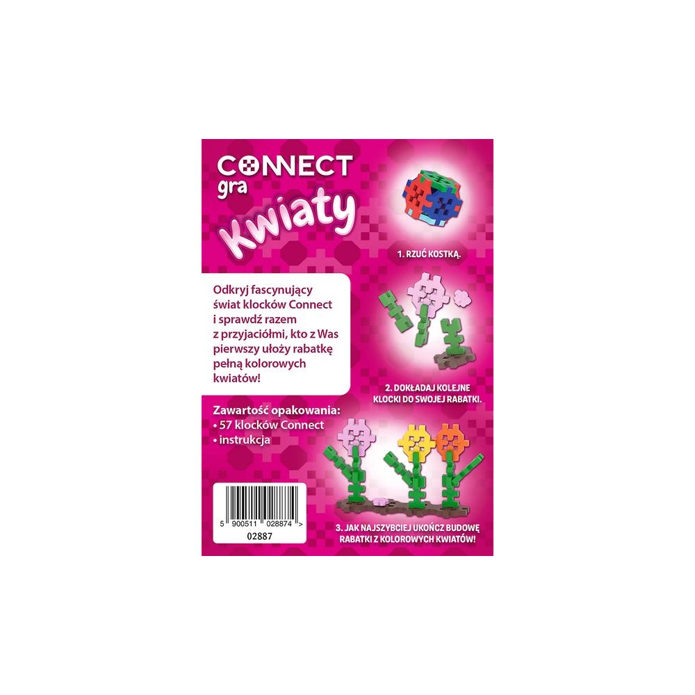 Žaidimas - Connect Flowers - Trefl 02887-Žaislai, Stalo žaidimai, Įvairūs stalo žaidimai-e-vaikas
