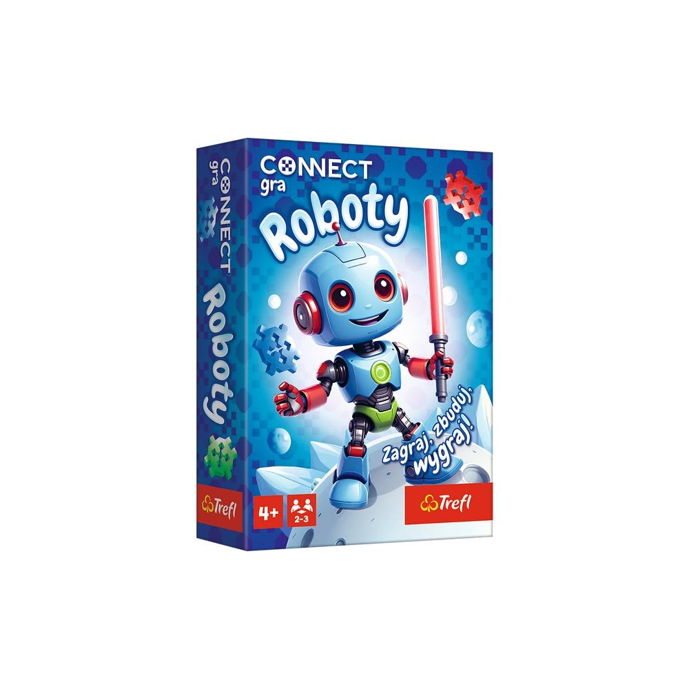 Žaidimas vaikams - Connect Robots - Trefl 02888-Žaislai, Stalo žaidimai, Įvairūs stalo žaidimai-e-vaikas