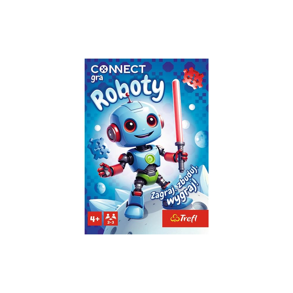 Žaidimas vaikams - Connect Robots - Trefl 02888-Žaislai, Stalo žaidimai, Įvairūs stalo žaidimai-e-vaikas