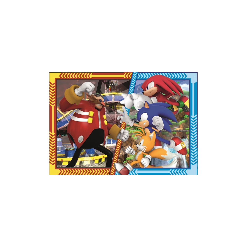 Dėlionė 180 Super Color SONIC Clementoni 29795-Žaislai, Dėlionės, Dėlionės iki 500 detalių-e-vaikas