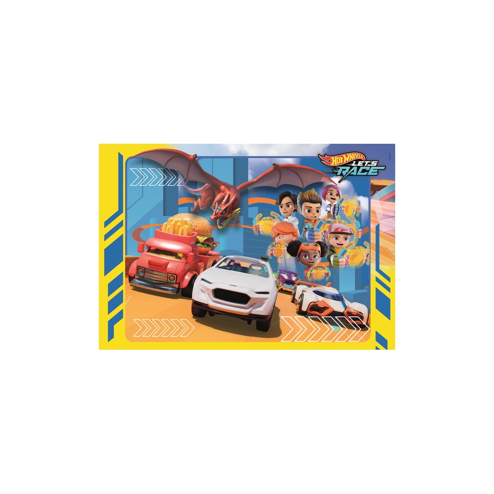Dėlionė 30 Super Color HOT WHEELS Clementoni 20284-Žaislai, Dėlionės, Dėlionės iki 500 detalių-e-vaikas