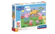 Dėlionė „30 Super Color“ – „Peppa Pig“ („Clementoni“) 20838-Žaislai, Dėlionės, Dėlionės iki 500 detalių-e-vaikas