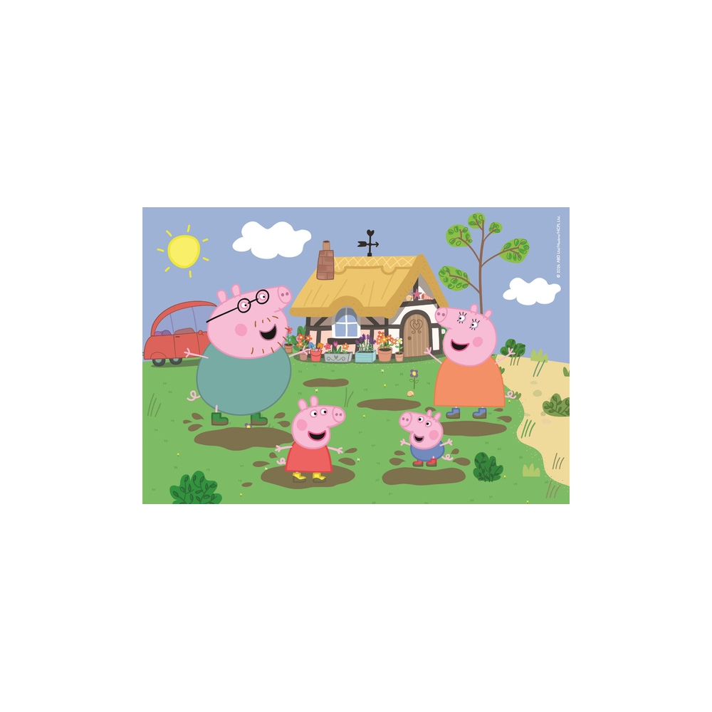 Dėlionė „30 Super Color“ – „Peppa Pig“ („Clementoni“) 20838-Žaislai, Dėlionės, Dėlionės iki 500 detalių-e-vaikas