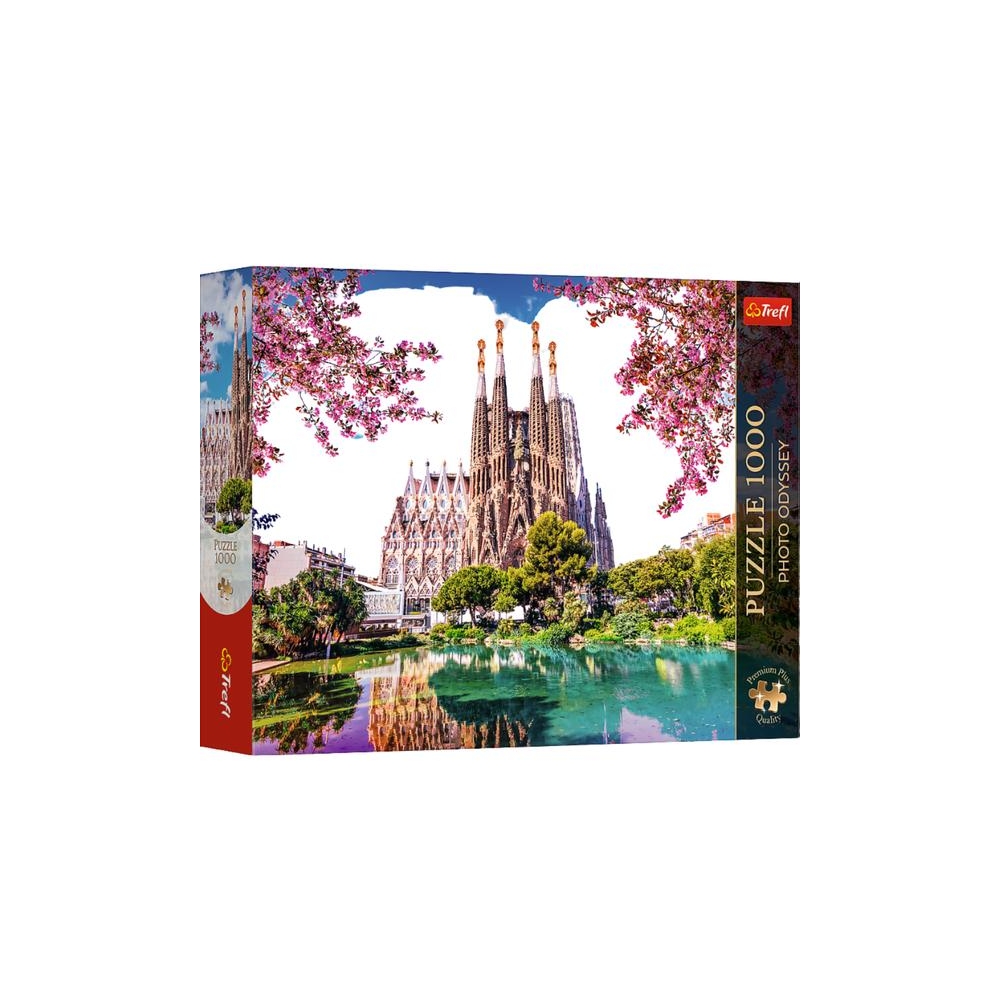Puzzle - 1000 - Photo Odyssey: Sagrada Familia, Barcelona, Hiszpania -Trefl 12137