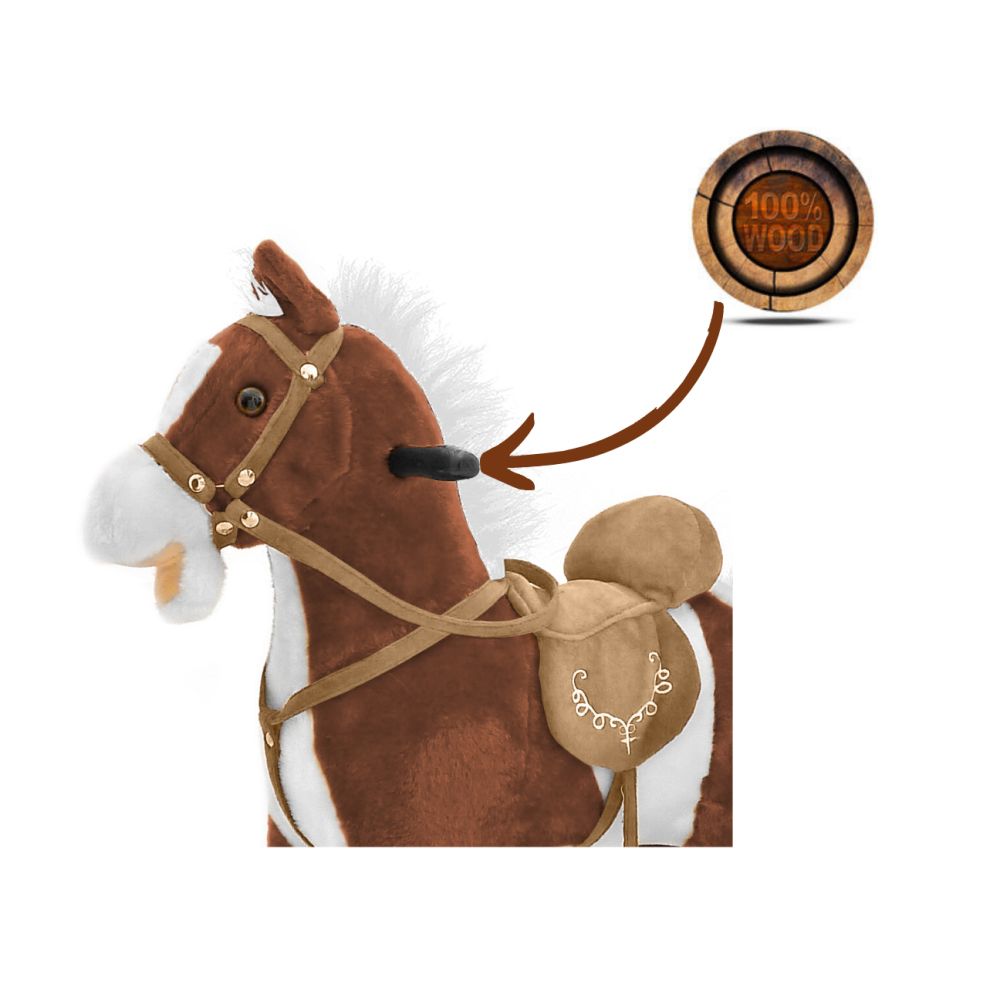 Milly Mally Rocking Horse Mustang Dark Brown