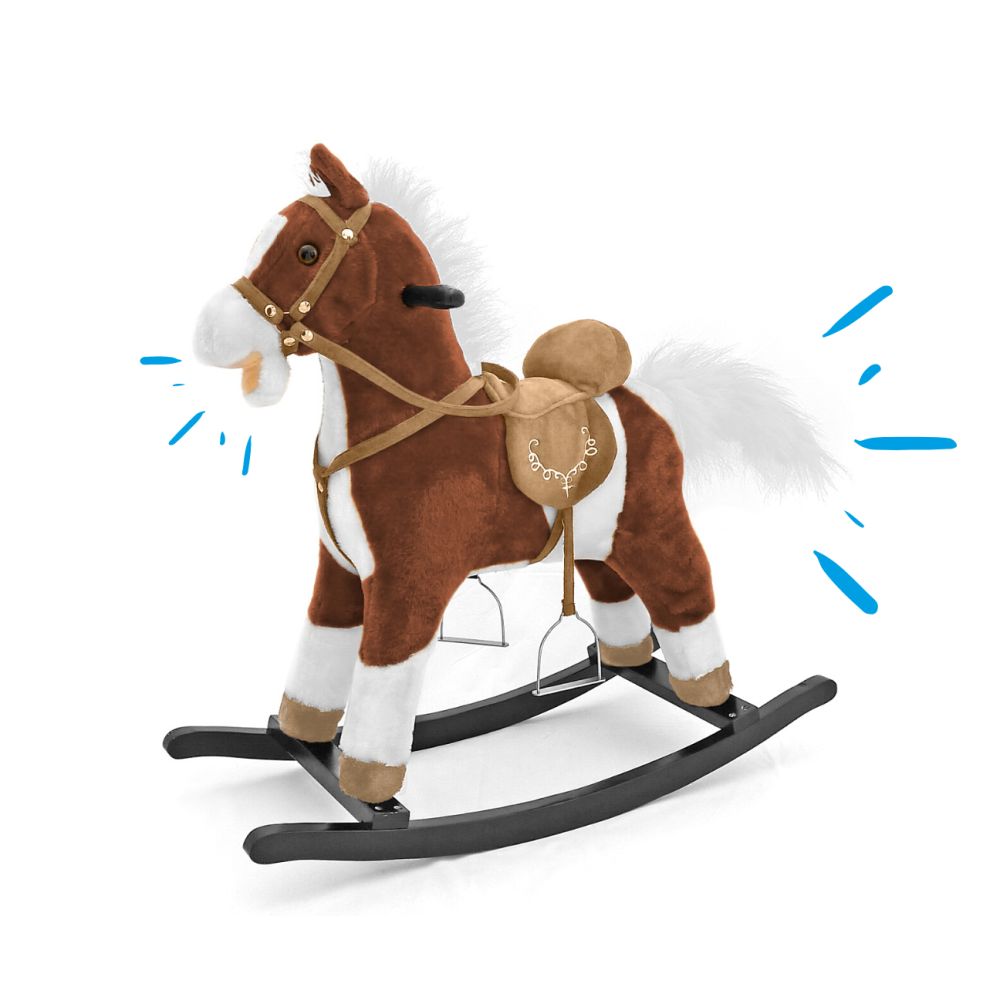 Milly Mally Rocking Horse Mustang Dark Brown