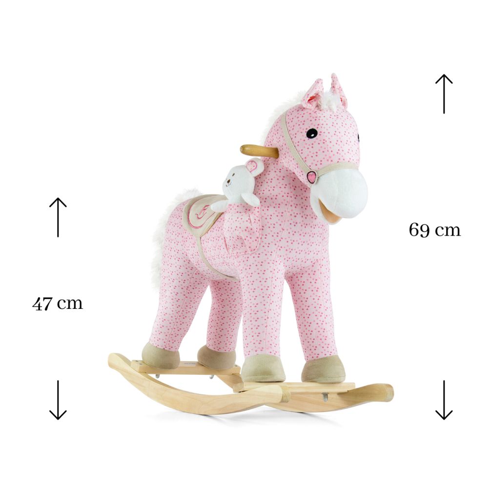 Milly Mally Rocking Horse Pony Pink