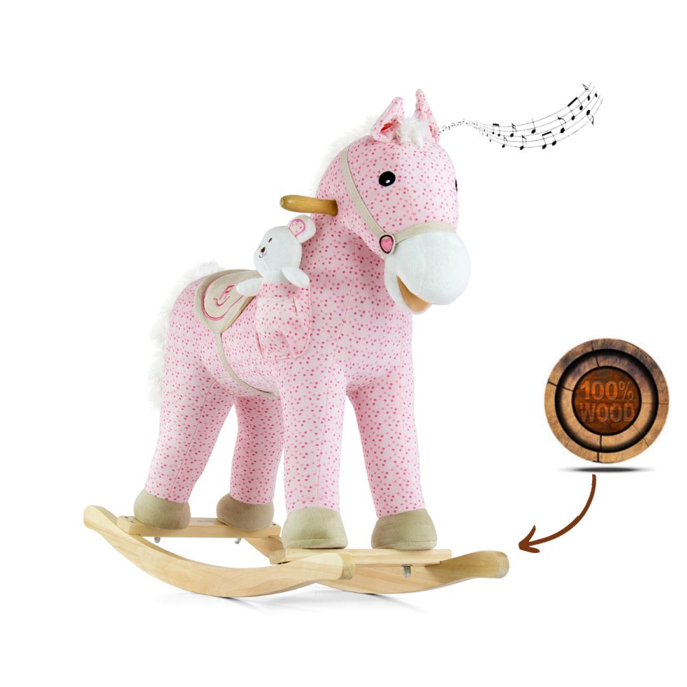 Milly Mally Rocking Horse Pony Pink