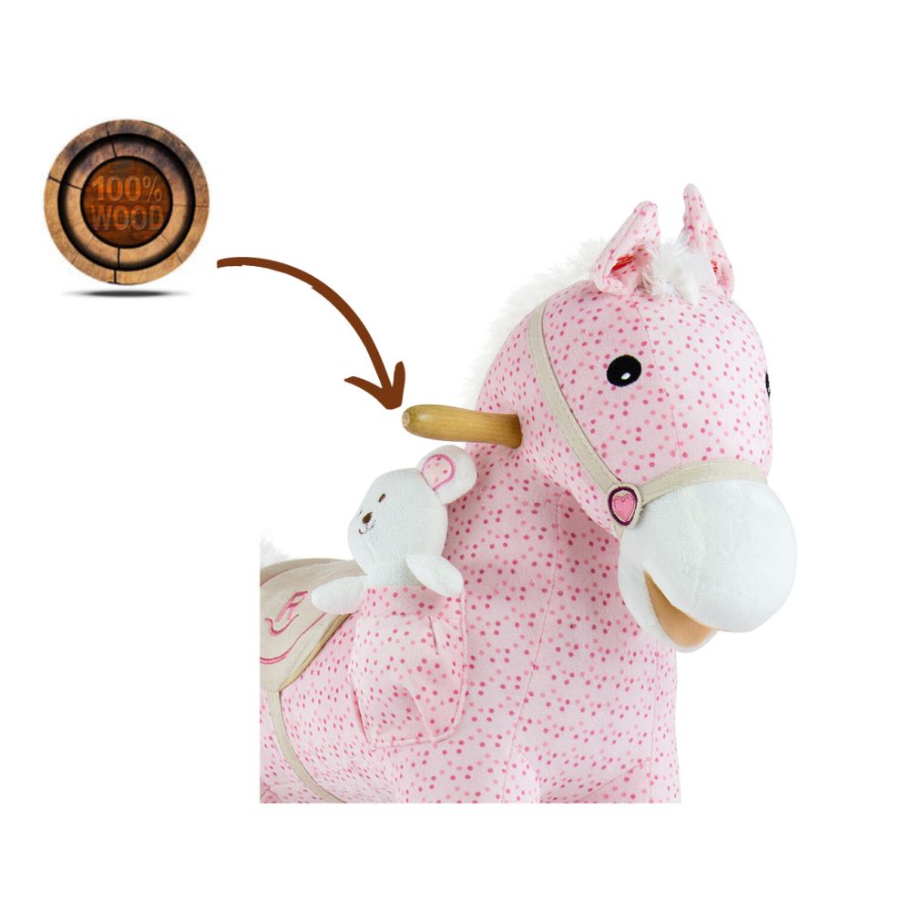 Milly Mally Rocking Horse Pony Pink
