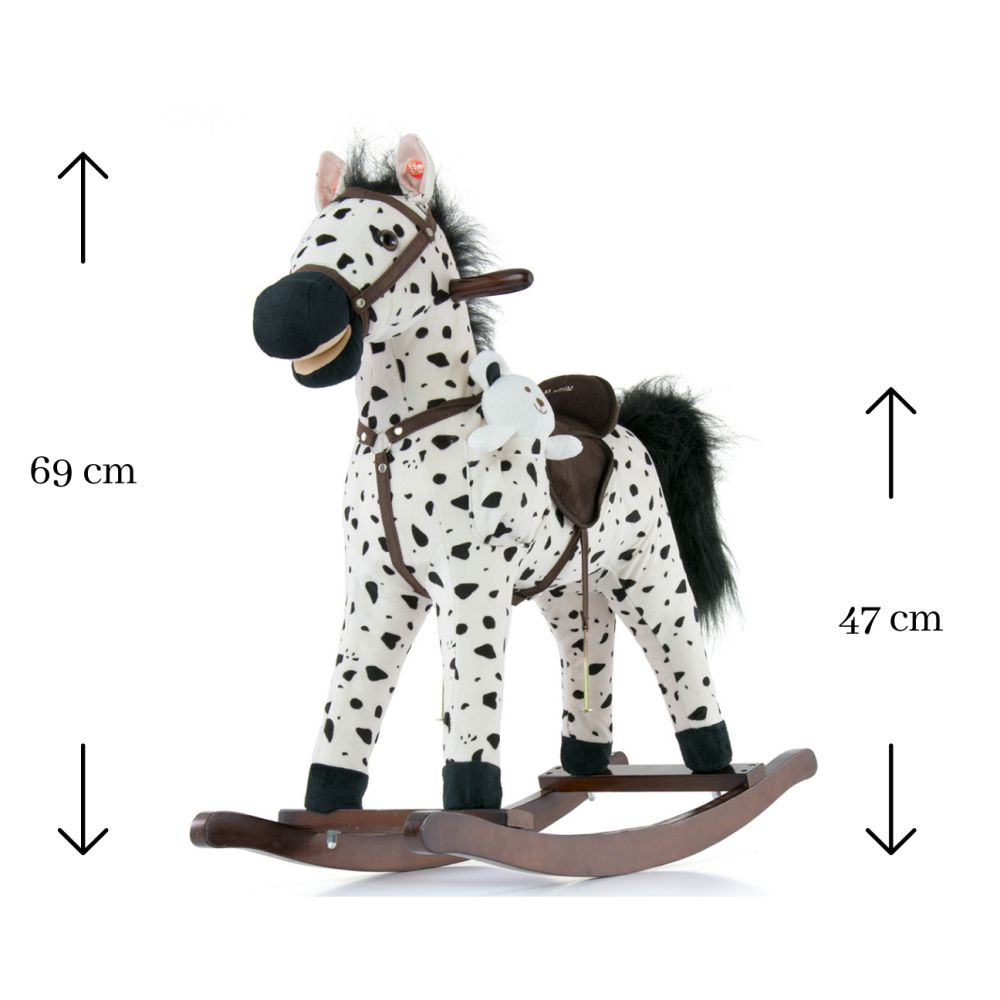Milly Mally Rocking Horse Mustang Black Dot