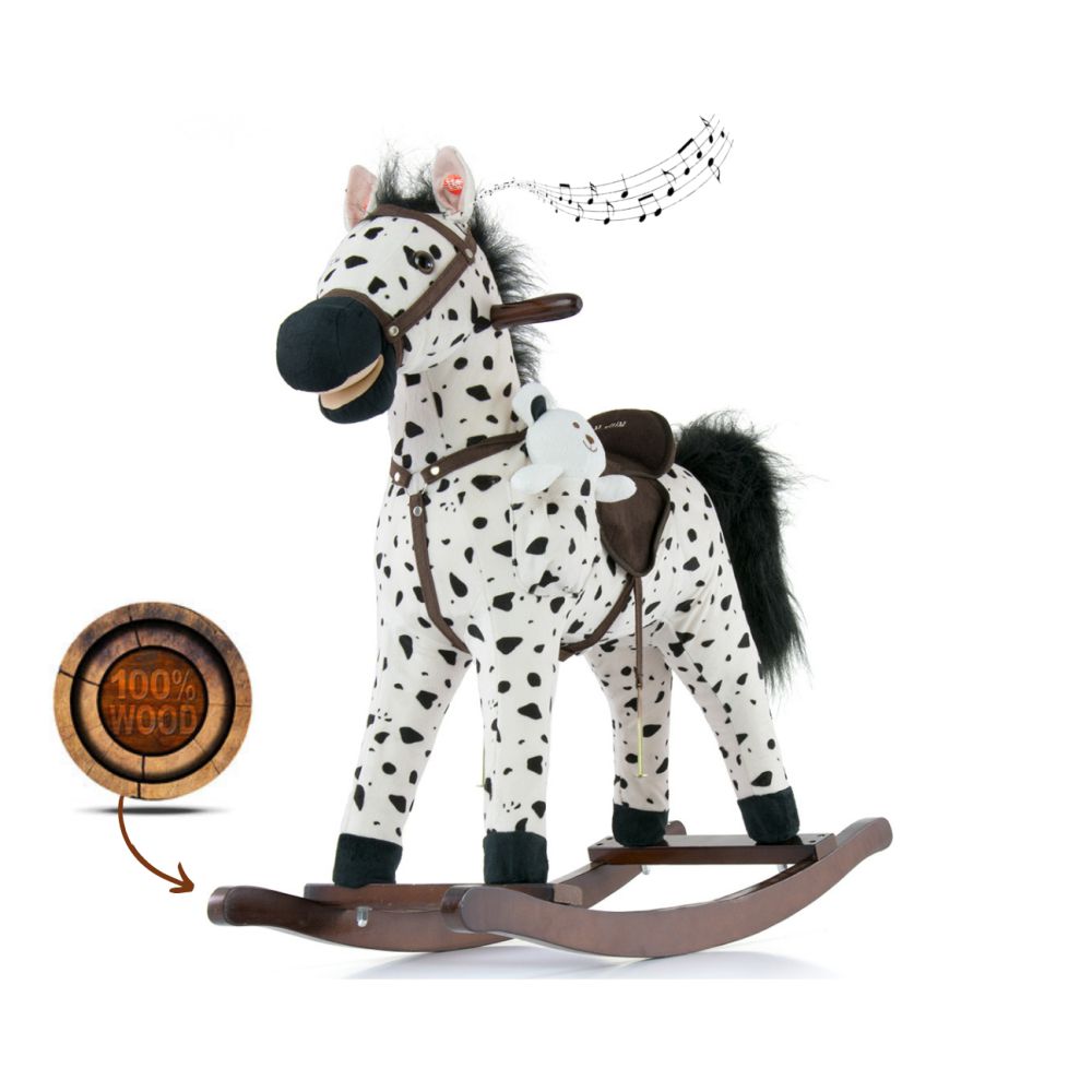Milly Mally Rocking Horse Mustang Black Dot