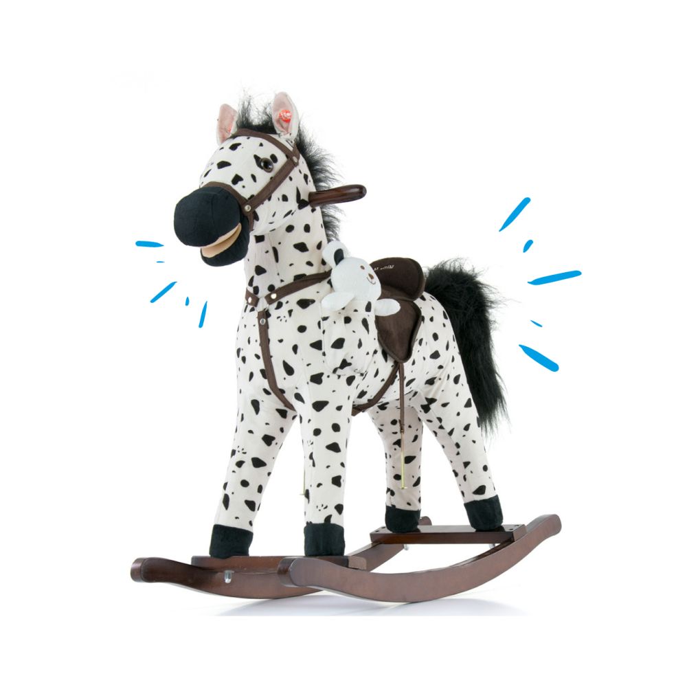 Milly Mally Rocking Horse Mustang Black Dot
