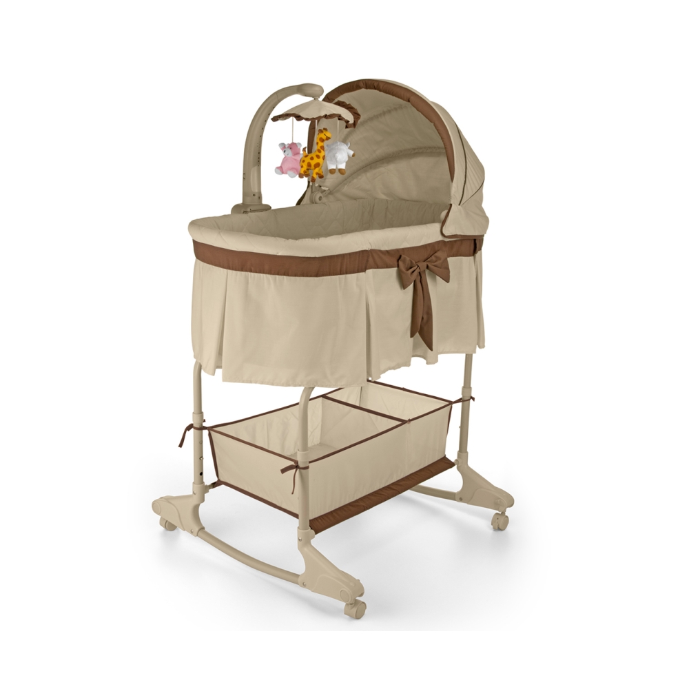 Lopšys Milly Mally Sweet Melody 4in1Remote Cream-Miegui, Lopšiukai-e-vaikas