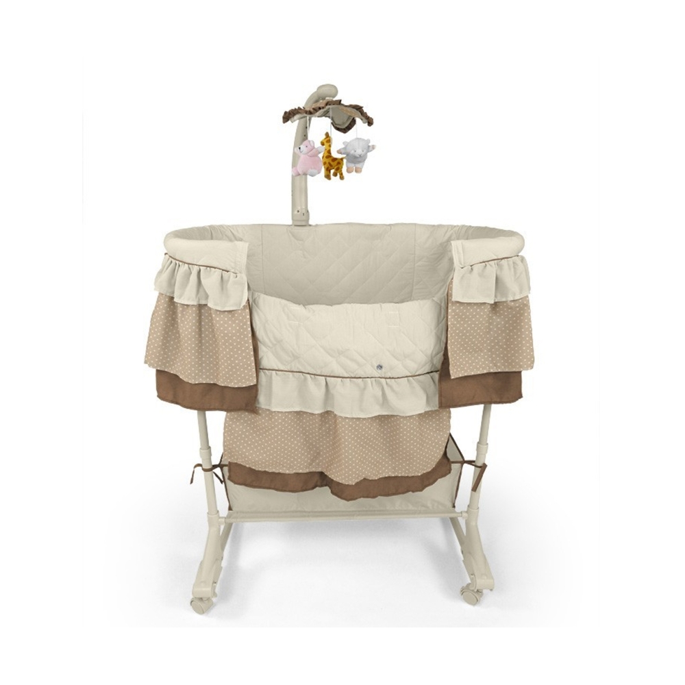 Lopšys Milly Mally Sweet Melody 4in1Remote Cream-Miegui, Lopšiukai-e-vaikas