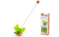 Viga Toys Drewniany Pchacz Dinozaur