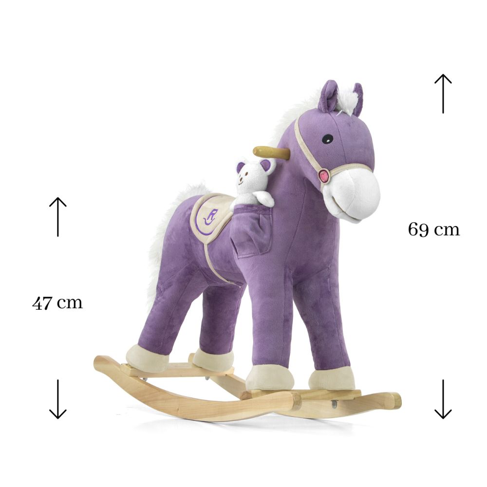 Milly Mally Rocking Horse Pony Purple