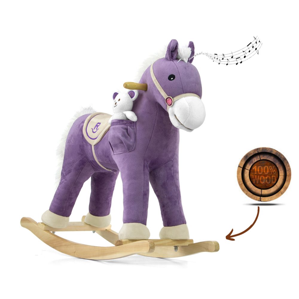 Milly Mally Rocking Horse Pony Purple