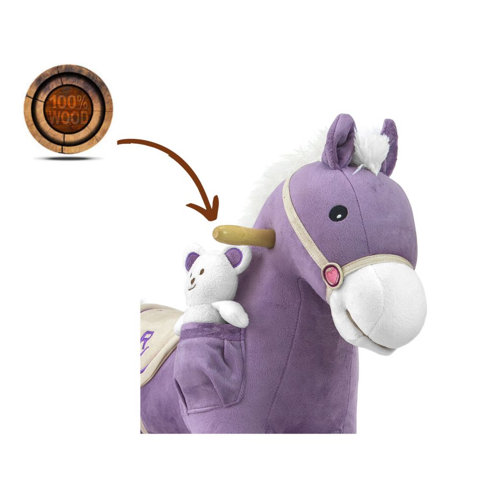 Milly Mally Rocking Horse Pony Purple