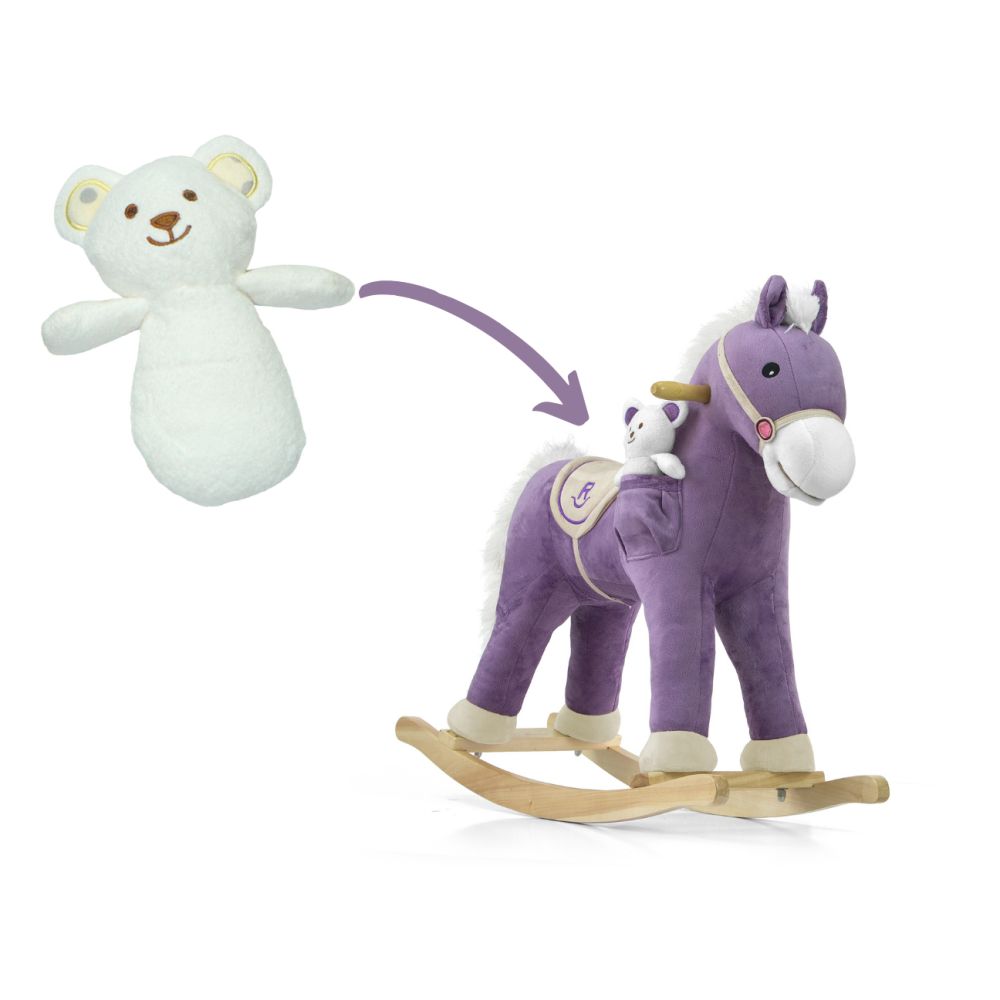 Milly Mally Rocking Horse Pony Purple