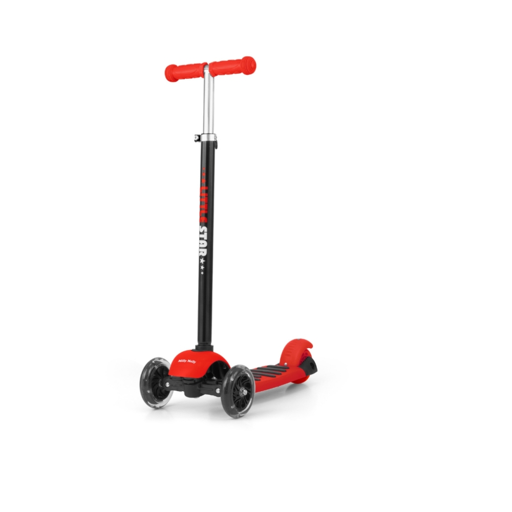 Milly Mally Ride On/Scooter 3in1 Little Star Red