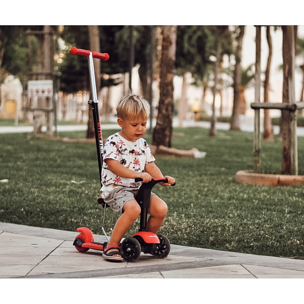 Milly Mally Ride On/Scooter 3in1 Little Star Red