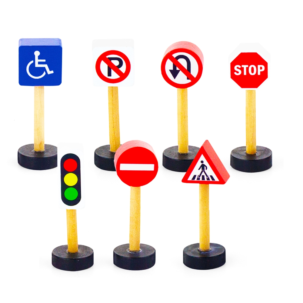 Viga 50817 Train Set Accessory -Traffic Signs