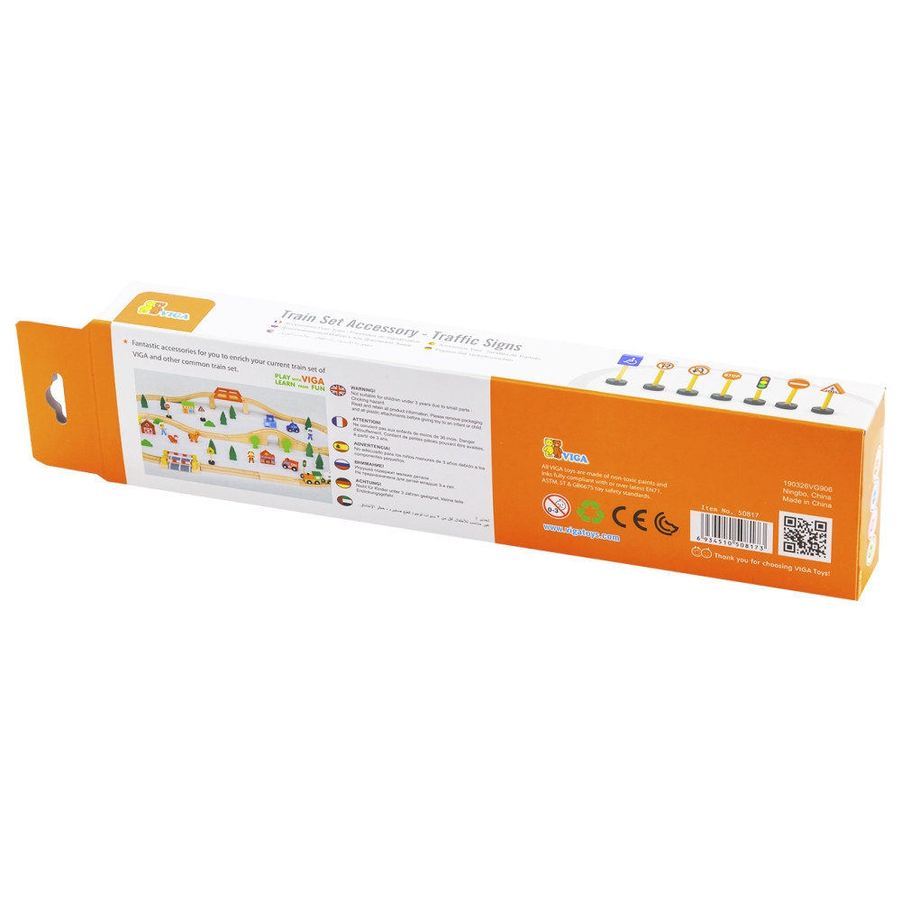 Viga 50817 Train Set Accessory -Traffic Signs