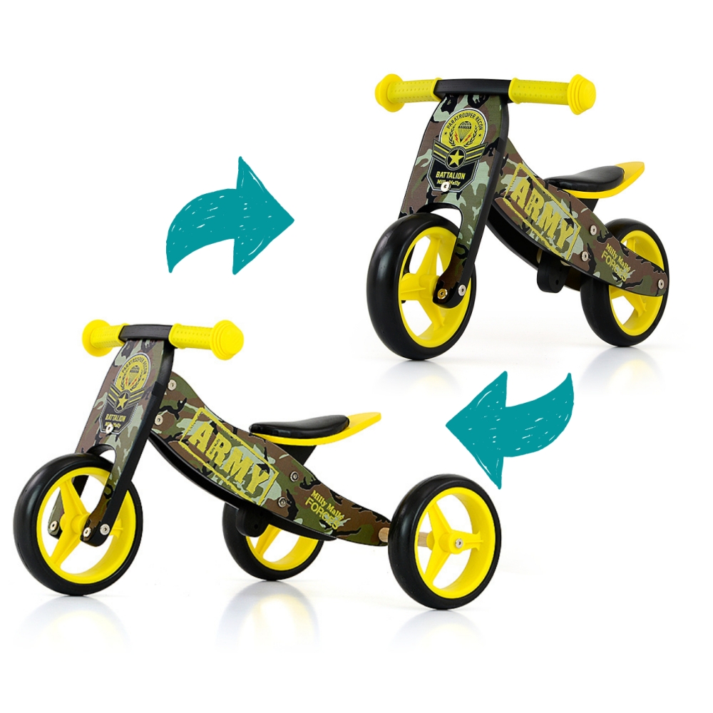 Milly Mally Ride On 2in1 Jake Army