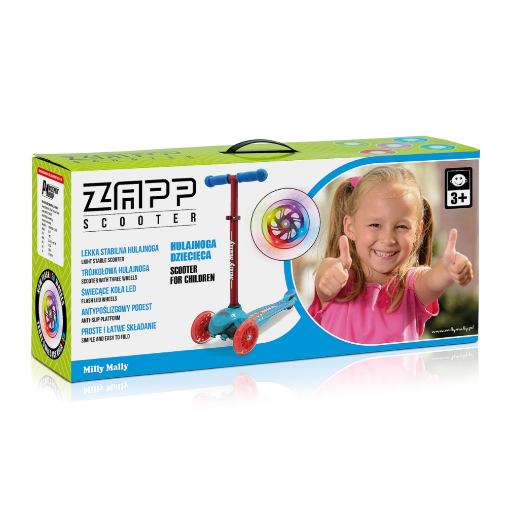 Milly Mally Scooter Zapp Green