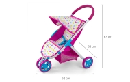 Milly Mally Lėlių vežimėlis Susie Candy