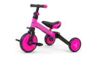 Triratis Optimus 3-in-1, Pink-Judėjimui, Balansiniai dviratukai, Triratukai vaikams-e-vaikas