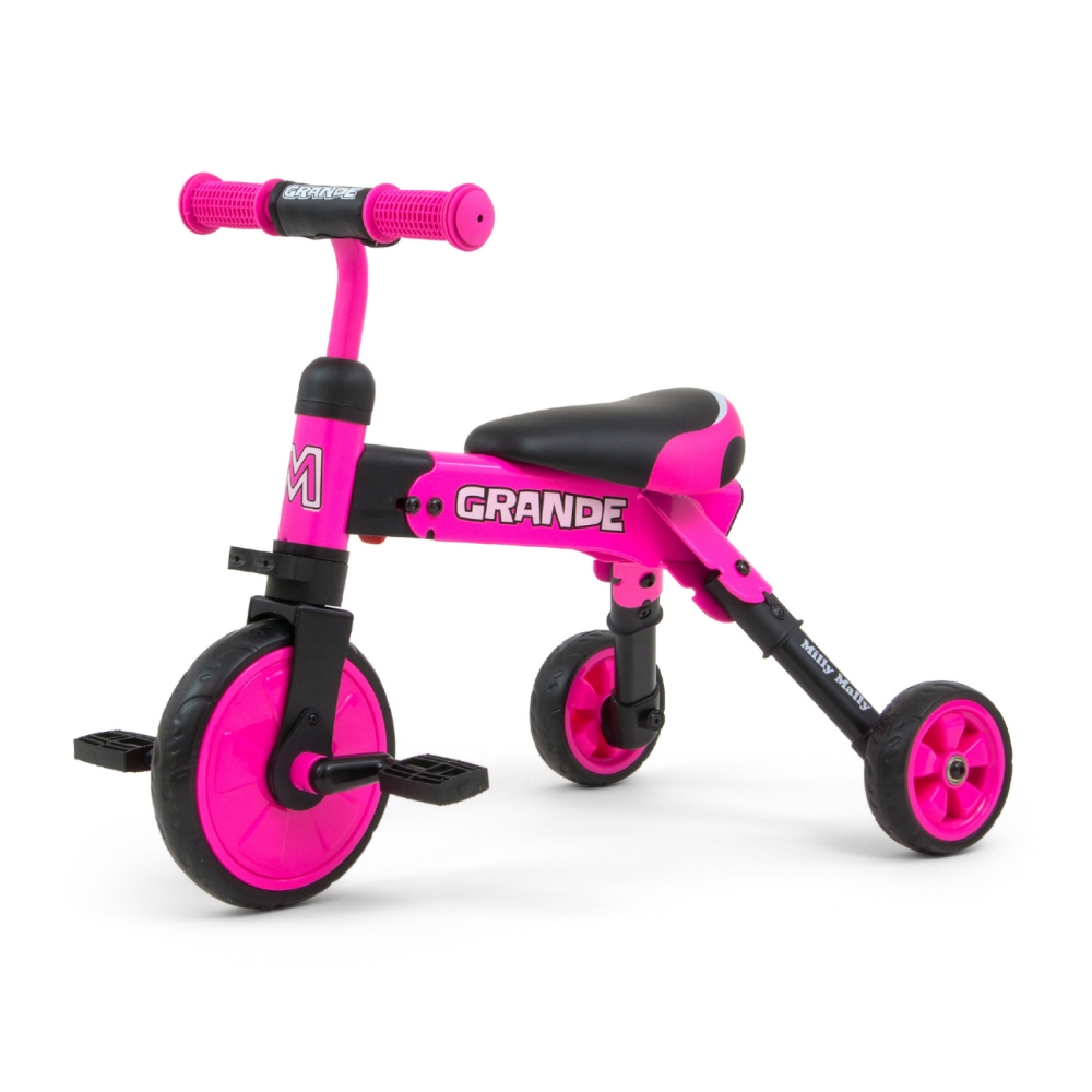 Milly Mally Ride On - Dviratis 2in1 GRANDE Pink