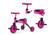 Milly Mally Ride On - Dviratis 2in1 GRANDE Pink-Judėjimui, Balansiniai dviratukai-e-vaikas