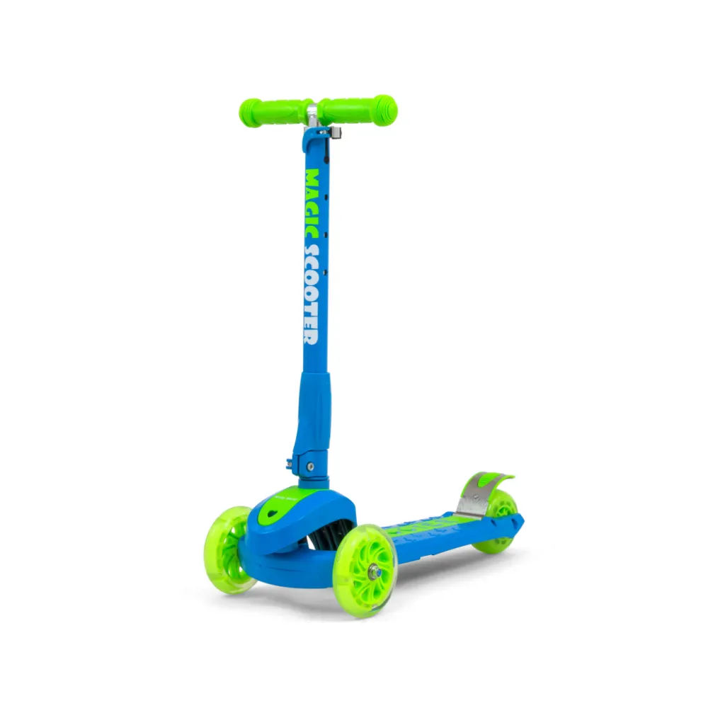 Paspirtukas Milly Mally Magic, Blue-Green-Judėjimui, Paspirtukai vaikams-e-vaikas