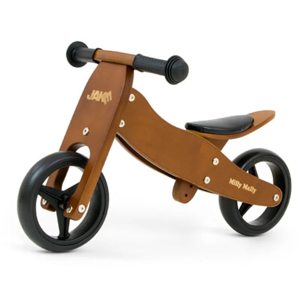 Milly Mally Ride On 2in1 Jake Dark Natural