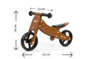 Milly Mally Ride On 2in1 Jake Dark Natural-Judėjimui, Balansiniai dviratukai-e-vaikas