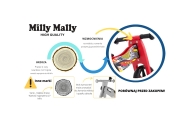 Milly Mally Ride On 2in1 Jake Dark Natural-Judėjimui, Balansiniai dviratukai-e-vaikas