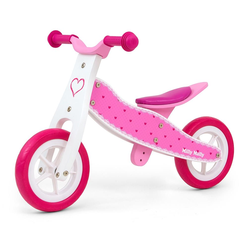 Milly Mally Ride On 2in1 Look Hearts-Judėjimui, Balansiniai dviratukai-e-vaikas