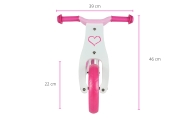 Milly Mally Ride On 2in1 Look Hearts