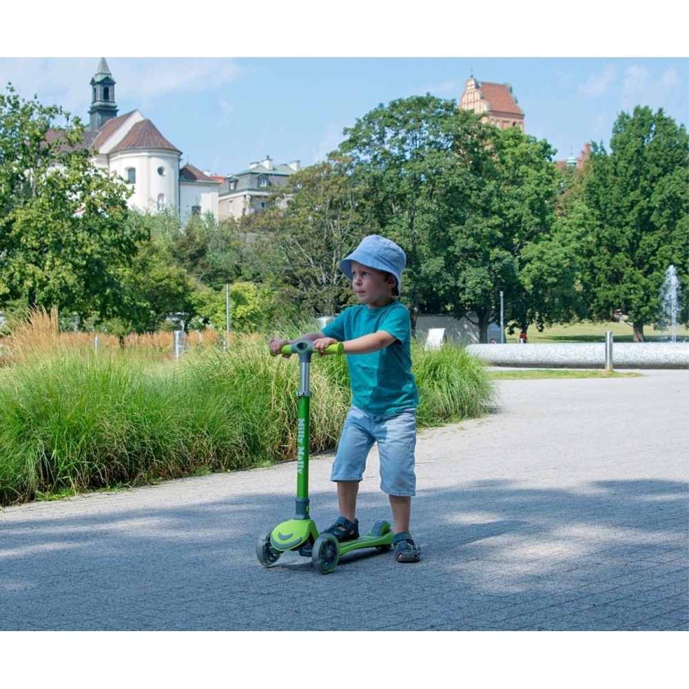 Paspirtukas Milly Mally Boogie, Green-Judėjimui, Paspirtukai vaikams-e-vaikas