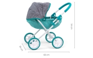 Milly Mally Lėlių vežimėlis Dori Prestige Mint
