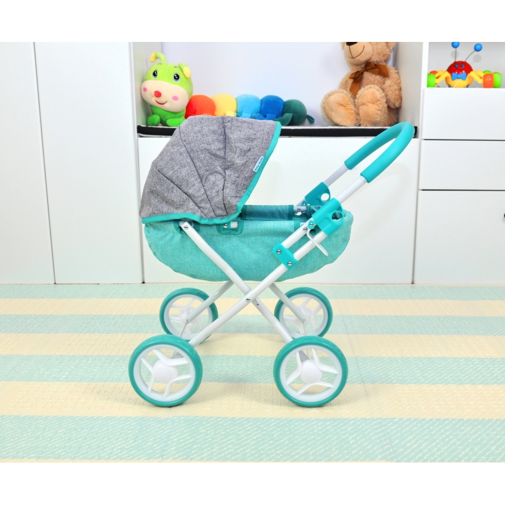 Milly Mally Lėlių vežimėlis Dori Prestige Mint