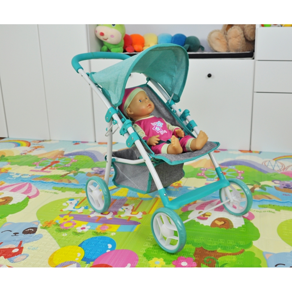 Milly Mally Lėlių vežimėlis Natalie Prestige Mint