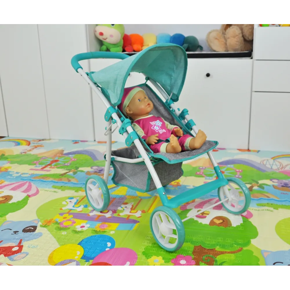 Milly Mally Lėlių vežimėlis Natalie Prestige Mint