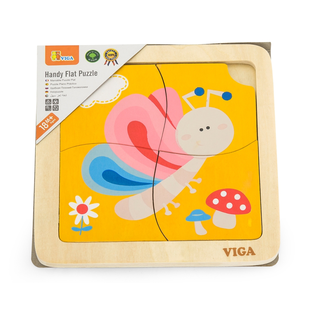 Viga 50136 Patogi plokščia dėlionė - drugelis